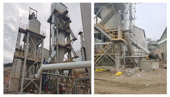 325 Mesh Limestone Vertical Mill Roller Pulverizer Installatie voor het Veldspaat van het Kalkspaatdolomiet