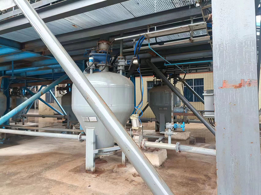 Fly Ash Conveying Silo Pump High Degree Automation Pneumatic Conveying Equipment met dichte fase
