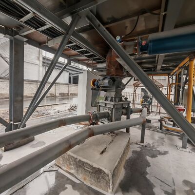 Hoog efficiënte pneumatische transportpomp met een ejector